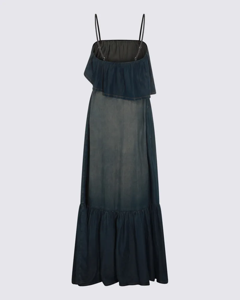 Pinko Women's Dresses Blue _lyocell Navy