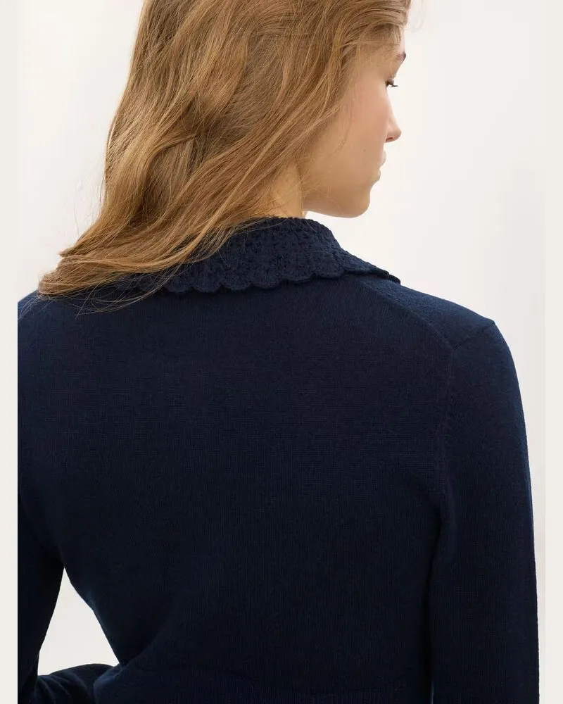 Chloé Vest — Navy Navy