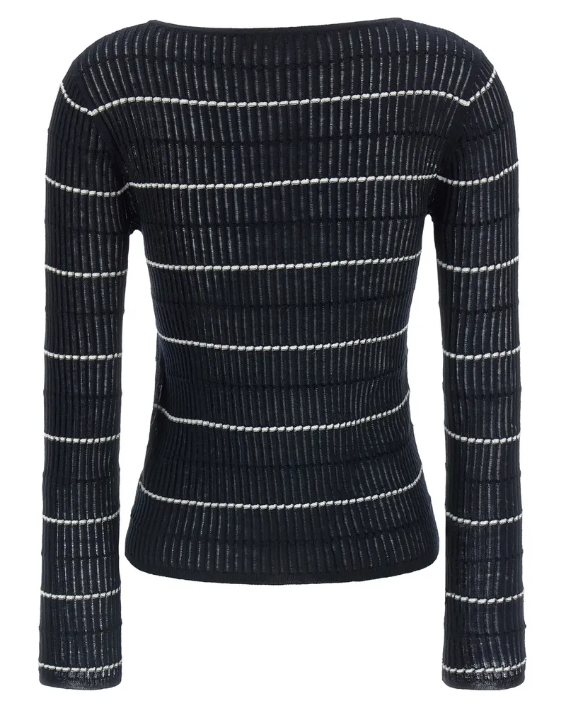 Max Mara Women Blue Silk Cardigan Clothing Navy
