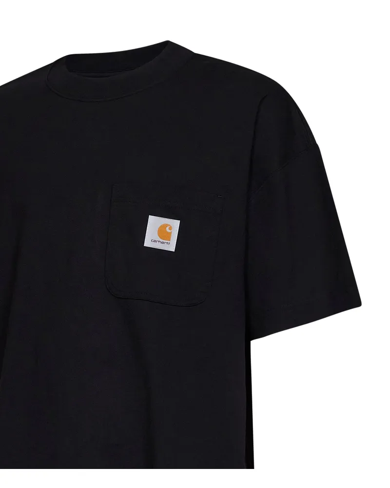 Carhartt WIP Pocket Cotton Jersey T-Shirt — Black Black