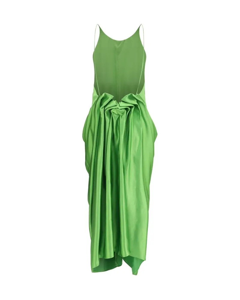 KHAITE Women's Bicolor Copper Casual Dress Green