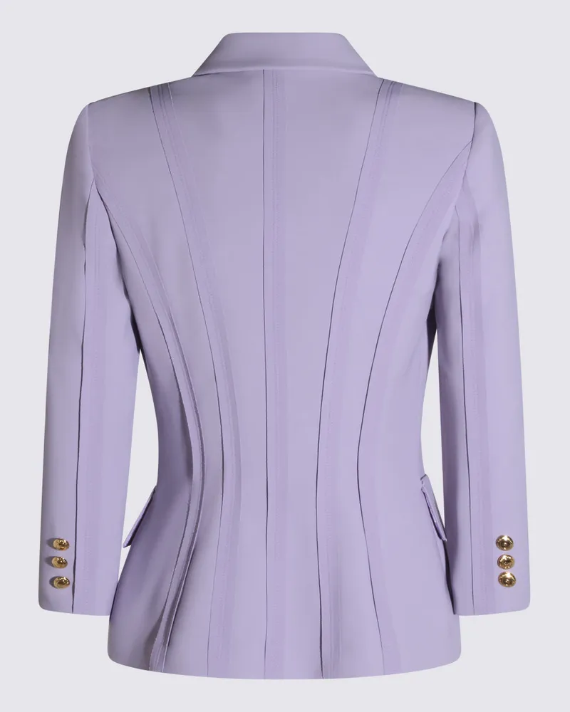Elisabetta Franchi Women's Jackets Lilla Plea Purple