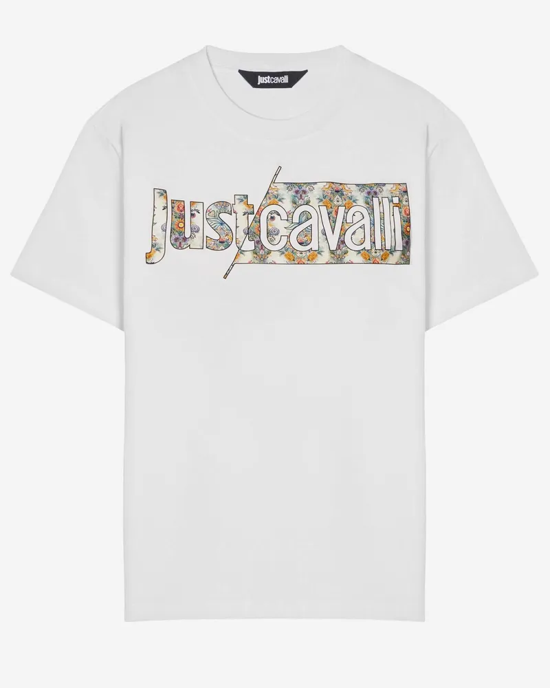 Just Cavalli Women's Cotton T-Shirt White T-Shirts & Jerseys White
