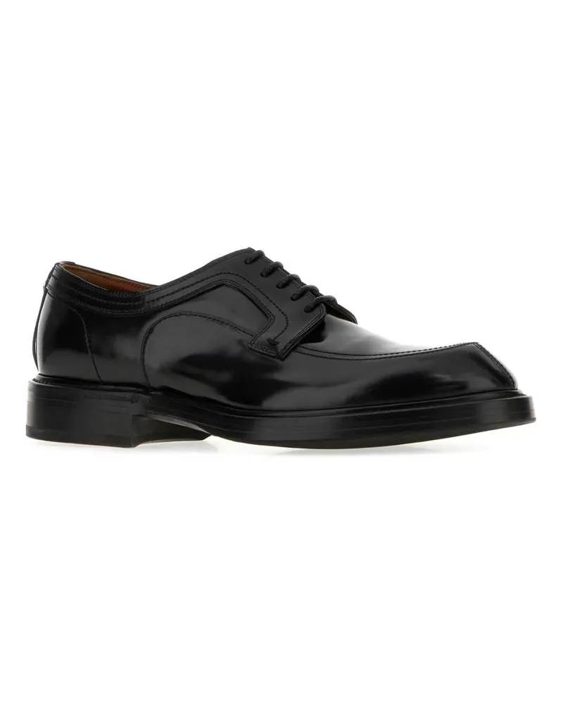Dolce & Gabbana Leather Oxford Sneaker — Black Black