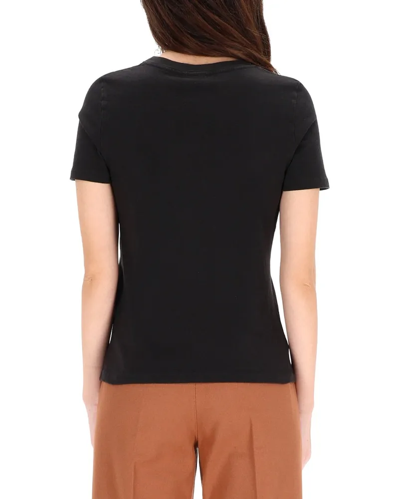 Chloé Logo Cotton T-Shirt — Black Black