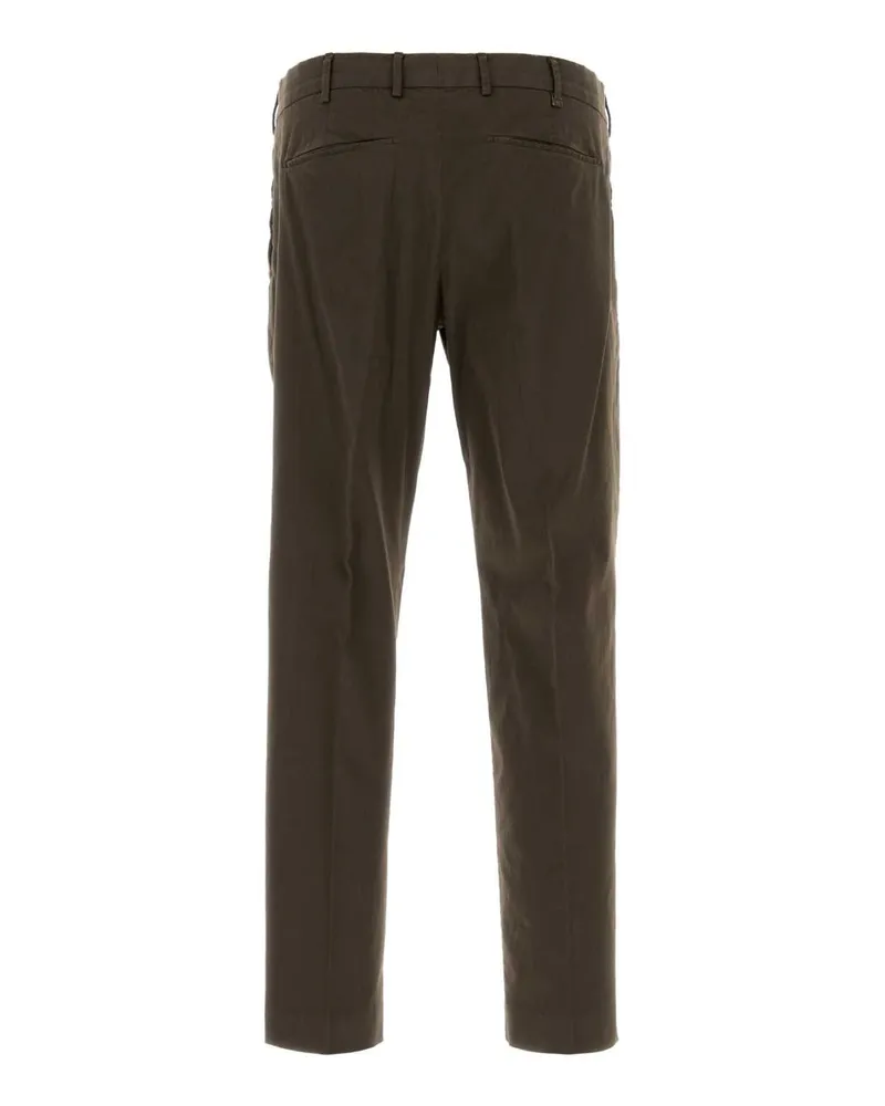 PT TORINO Men's Dark Brown Stretch Cotton Pant Y177 Exterior: Elastane Pantaloni Brown
