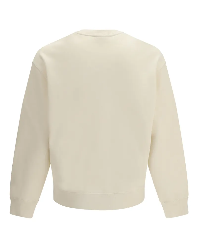 Kitsuné Men's  Paris Comfort Sweatshirt Cotton Fleece Noble Beige Sweatshirts Sweater Beige