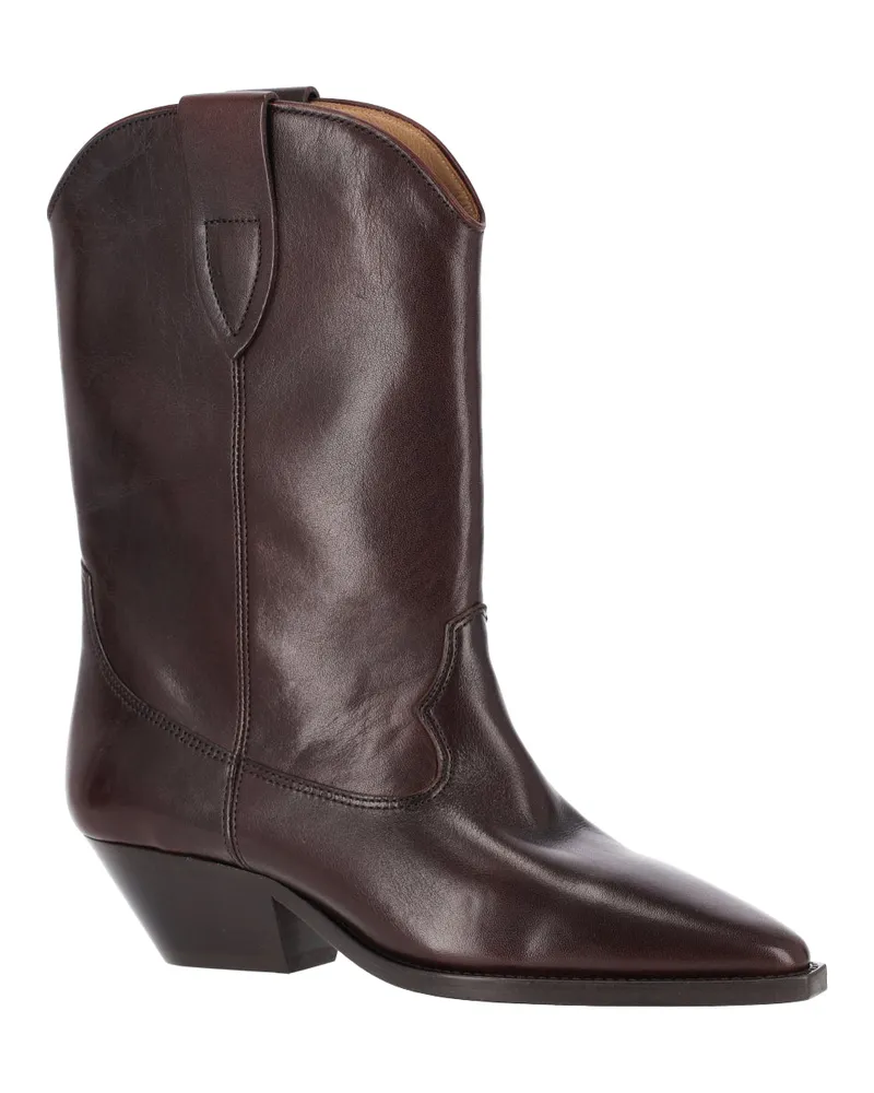 Isabel Marant Women's Boots Brown Cowhide Leather Brown