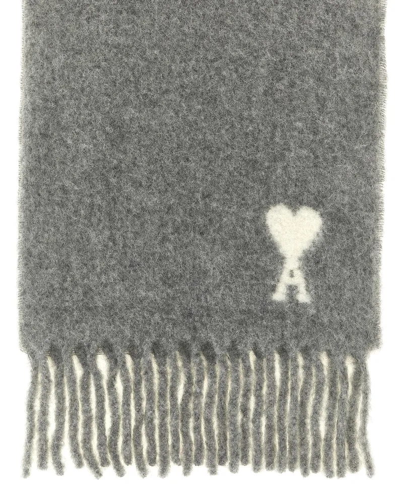 AMI Paris Scarf — grey Grey