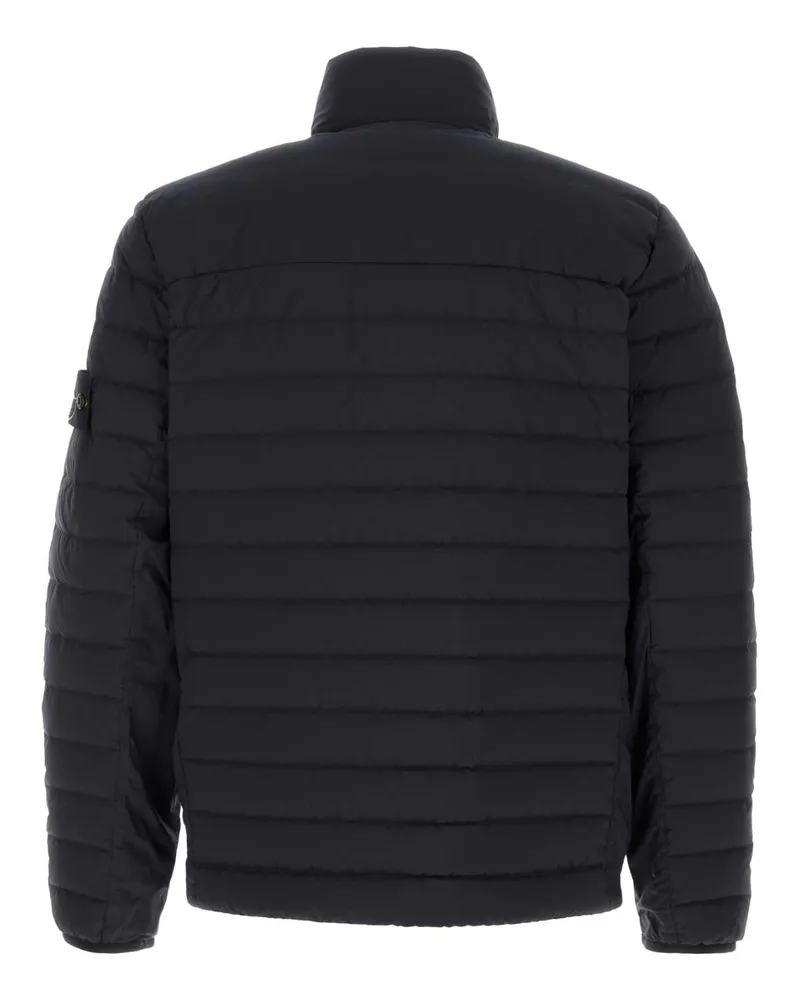 Stone Island Men Midnight Blue Stretch Nylon Down Jacket Navyblue Piumini Navy