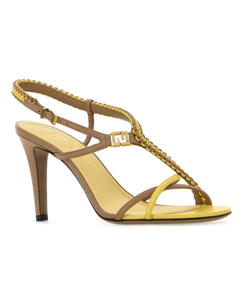 Fendi Cammello+polline Sandali Sandal Multicolor