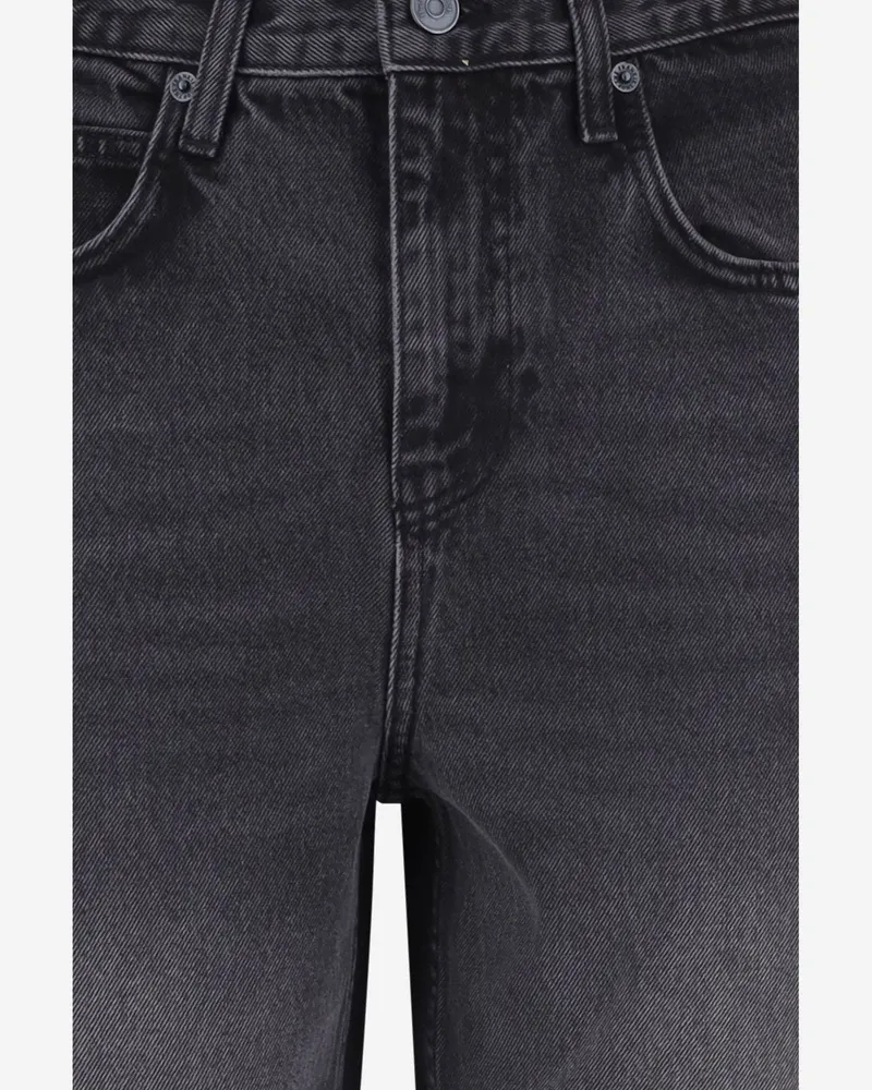 FRANKIE Shop Women's Cotton Denim Jeans Grey Gray