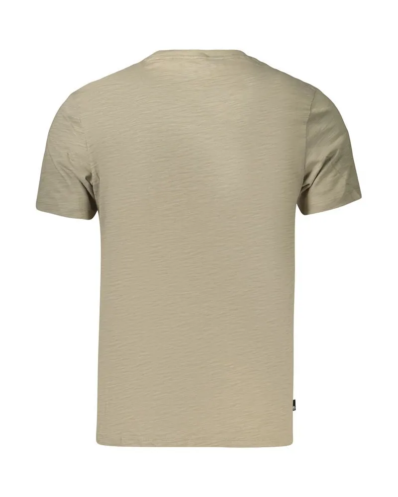 Timberland Logo-Print Cotton T-Shirt — Green Green