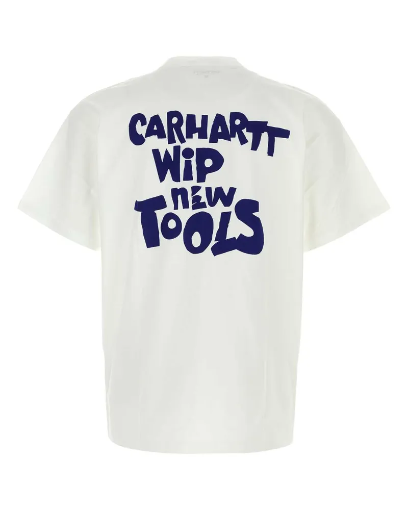 Carhartt WIP Organic Cotton Logo T-Shirt — White White