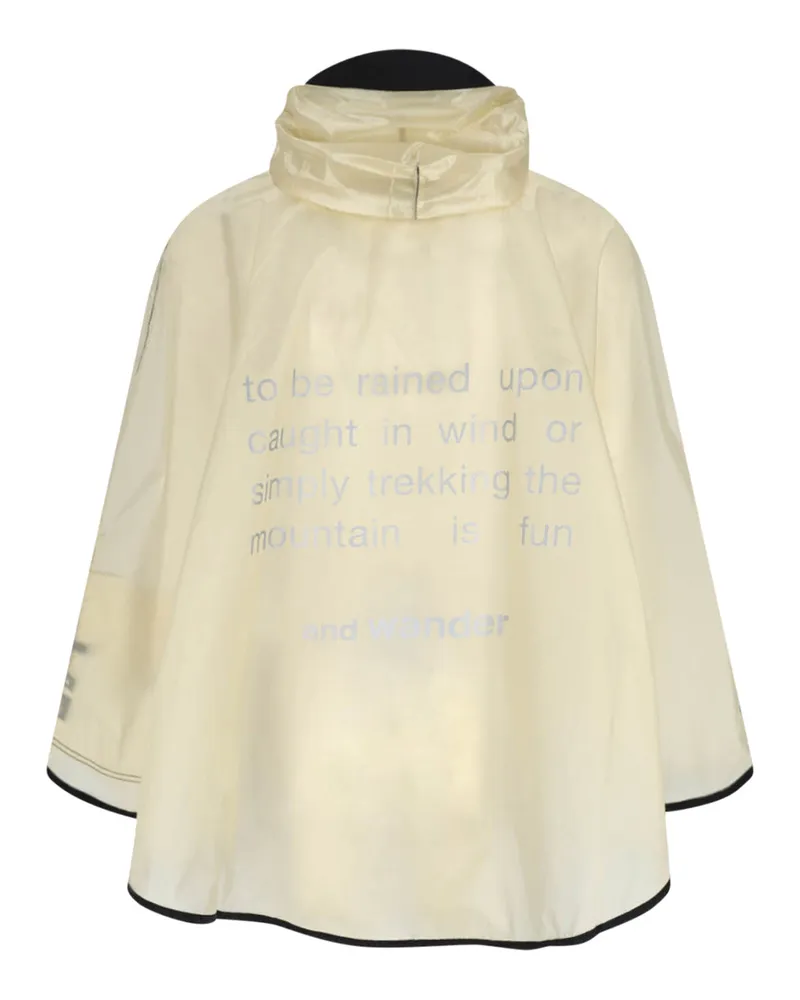 and wander Men's Jackets White Nylon White