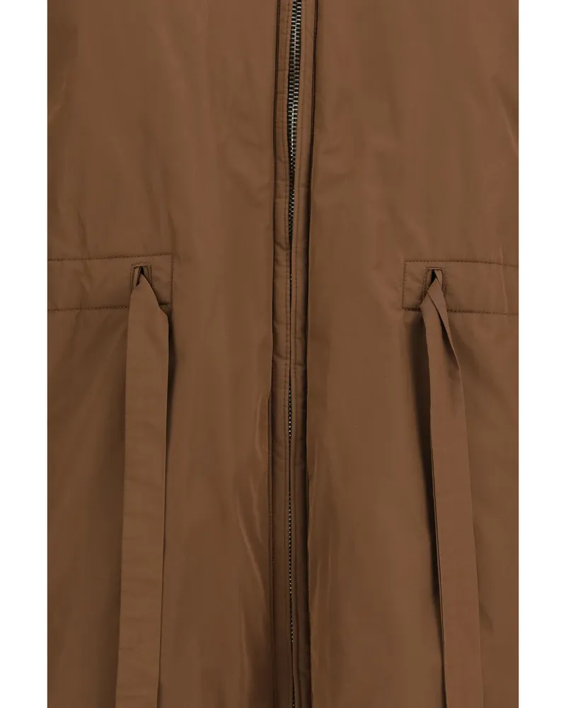 Max Mara Women's Parka Reversible Padded Dark Honey Outer: Polyester Puffer Jackets Brown