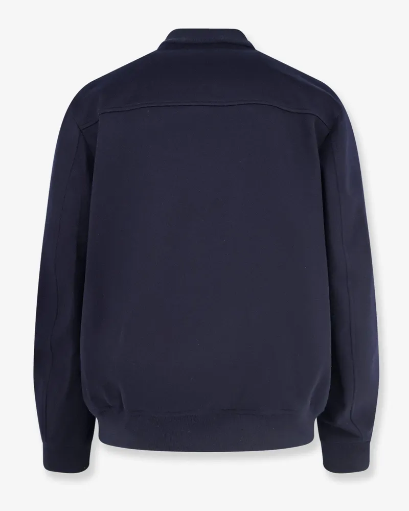 Loro Piana Men's Bomber Jacket Ivy Cashmere Blue Blue