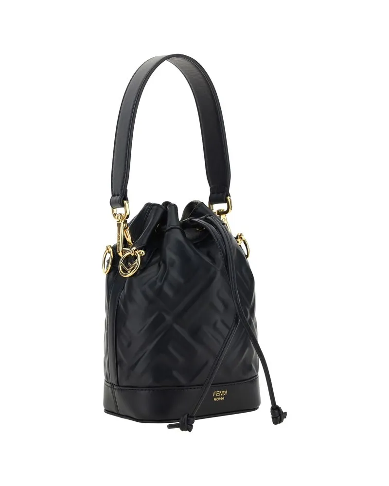 Fendi Mon Tresor Bucket Bag — Black Black