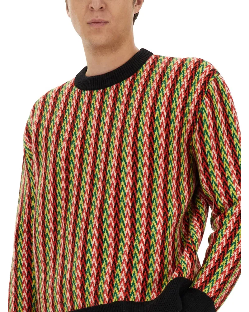Lanvin Merino Wool Sweater — Multicolor Multicolor