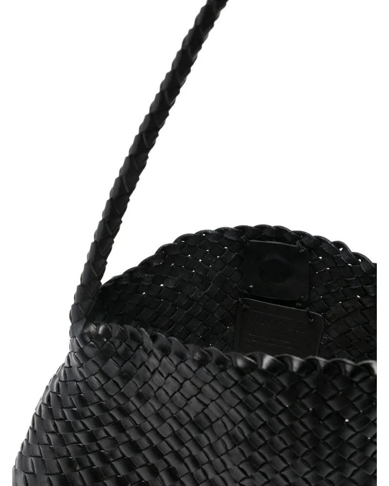 Dragon Diffusion Leather Shoulder Bag — Black Black