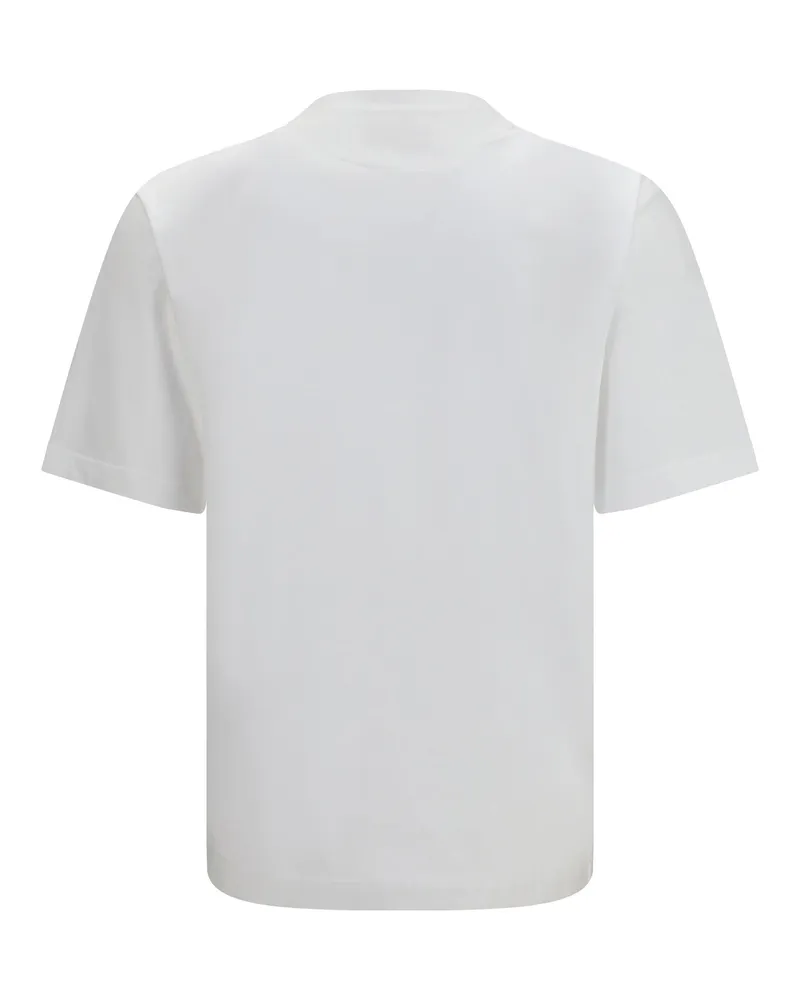 Prada Pocket with Logo T-Shirt — White White