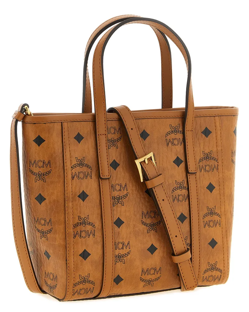 MCM Toni Top Handle Bag — Tan Tan