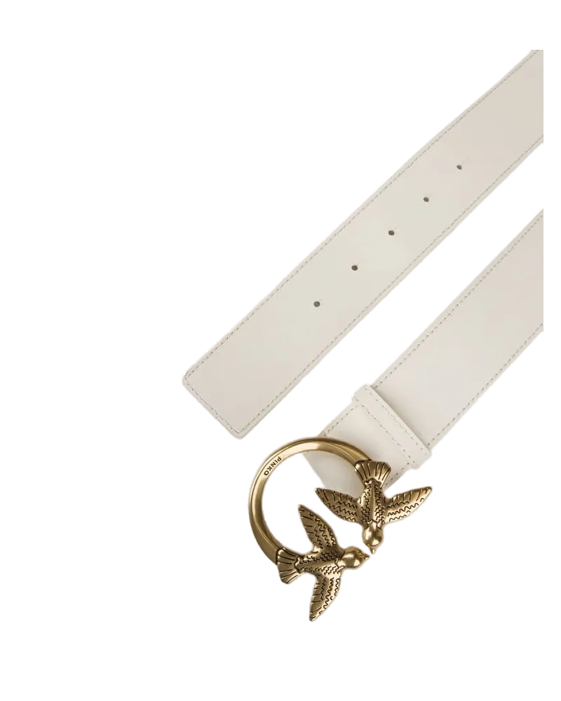 Pinko Love Berry Belt — White White