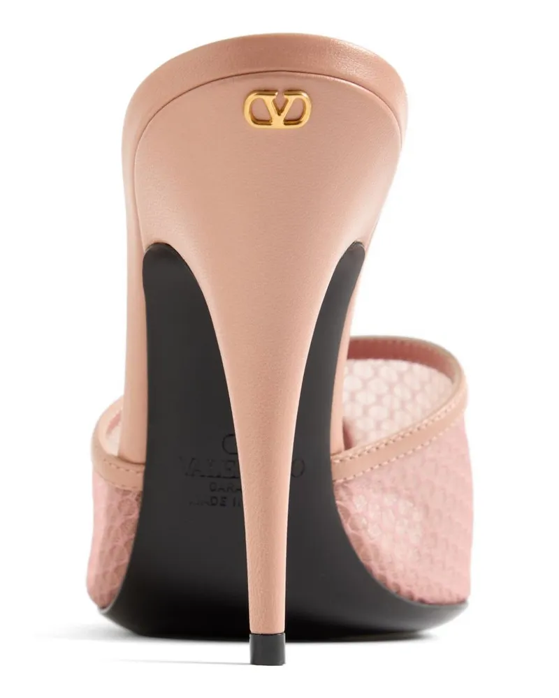 Valentino Garavani Coeur Vipère Mule — Pink Pink