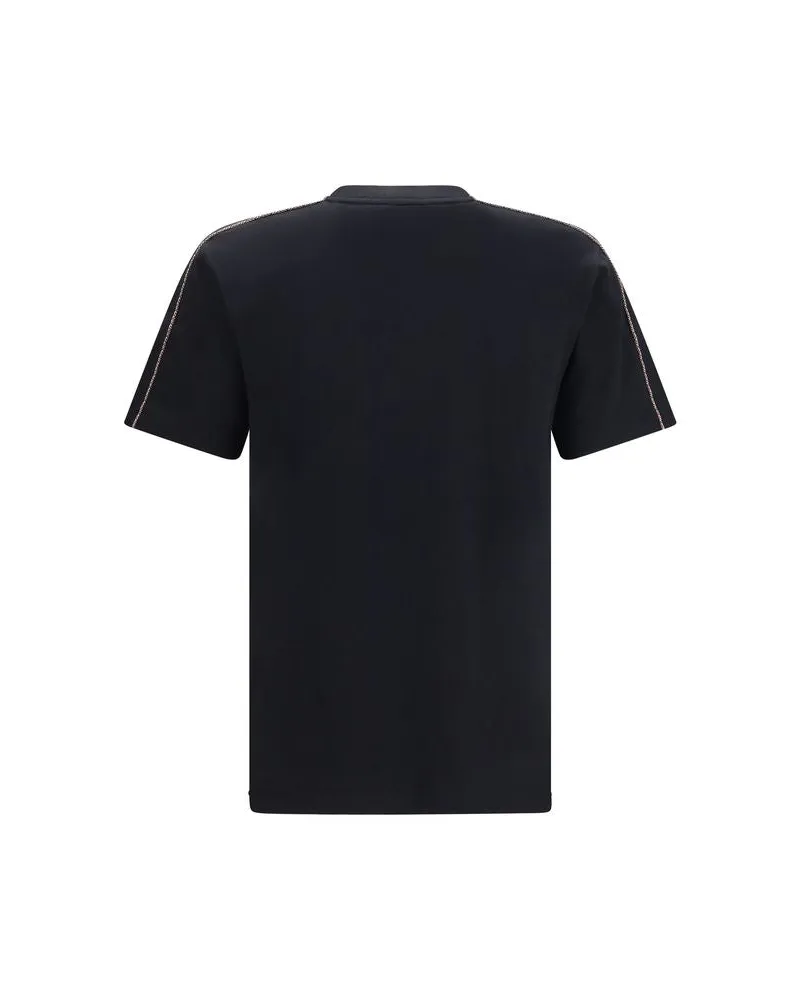 Burberry Men's Black Cotton T-Shirt Black