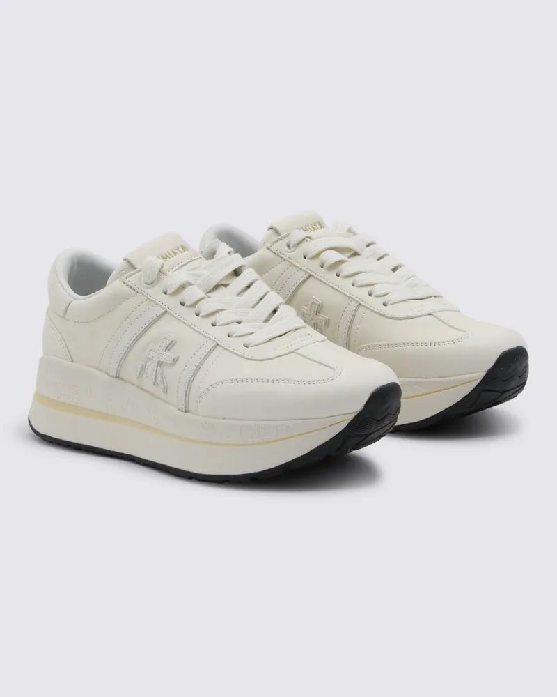 Premiata Women's Sneakers White _cover Tex Le Sole El White