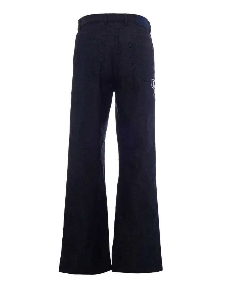 A.P.C. Men's Jeans Sally Iai Indigo Cotton Navy