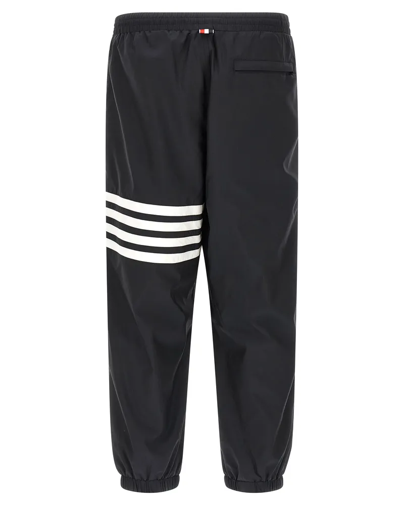 Thom Browne Men's Blue Polyamide Joggers (workout Pants Black