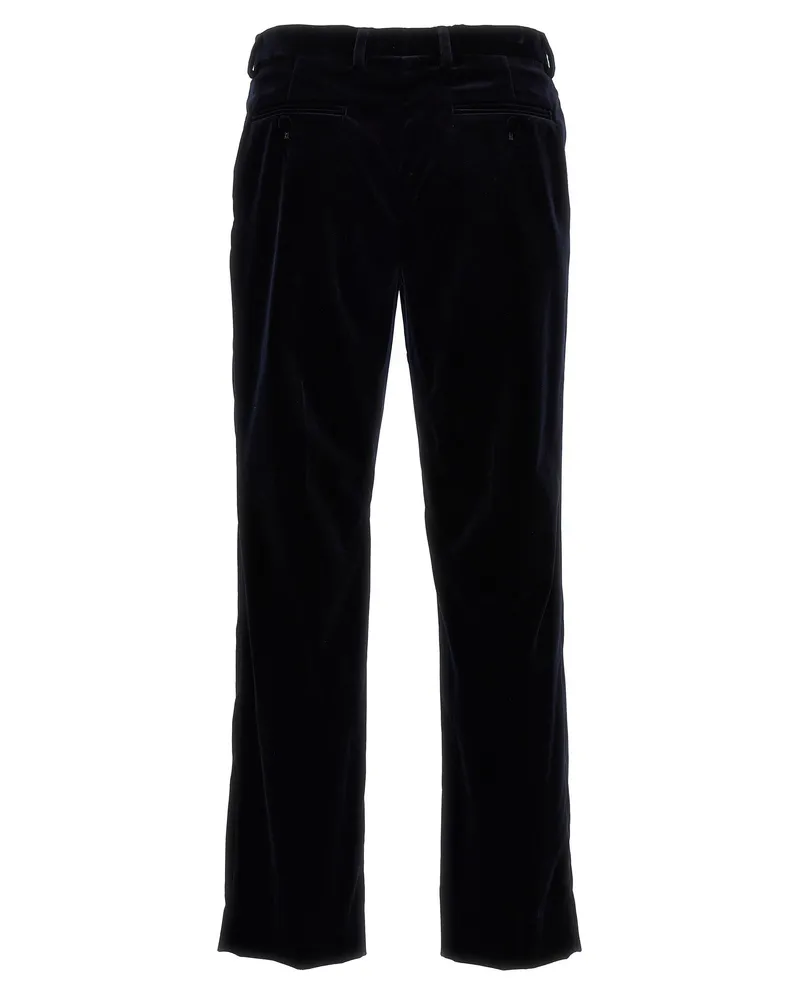 Gucci Men's Blue Cotton Casual Pants Black