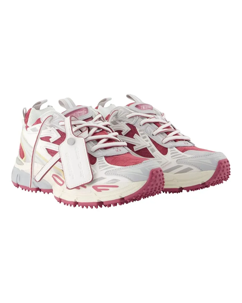 OFF-WHITE Be Right Back Sneakers — Pink Pink