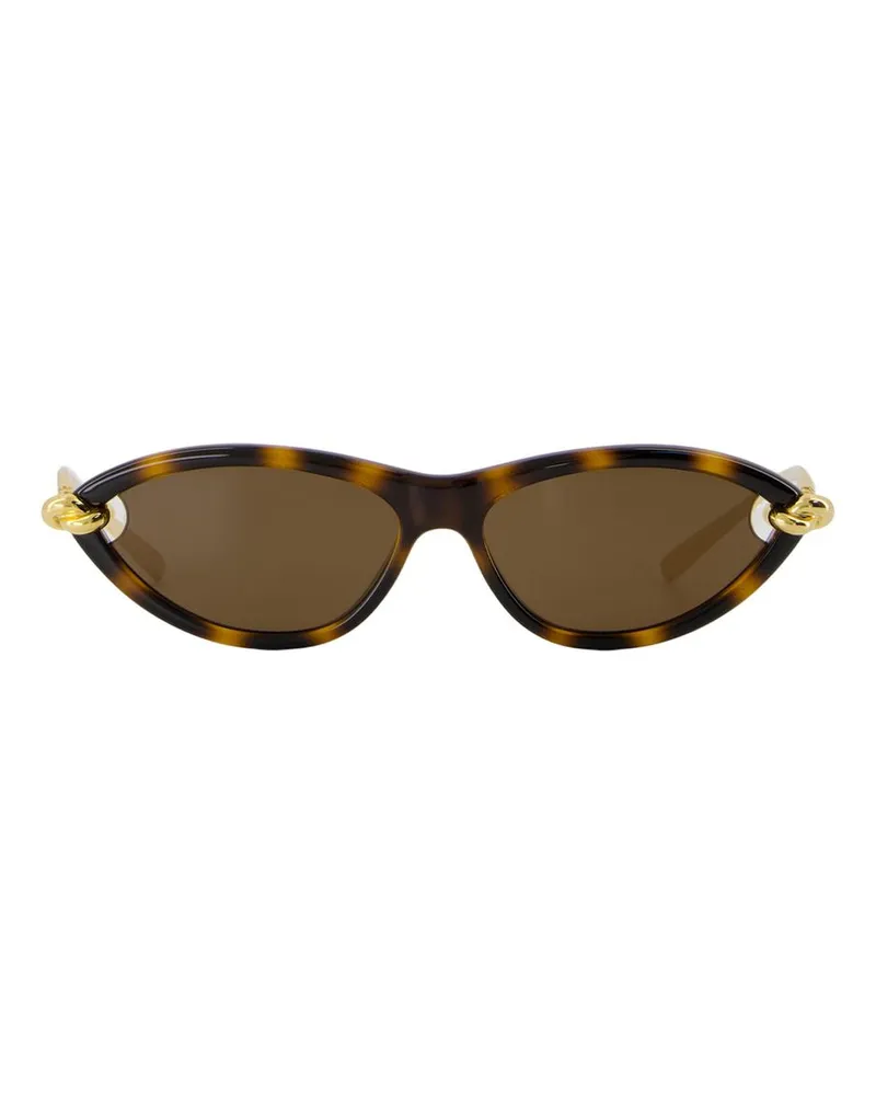 Bottega Veneta Women's Bv1390s Sunglasses -  Acetate Brown Synthetic Accessories Brown