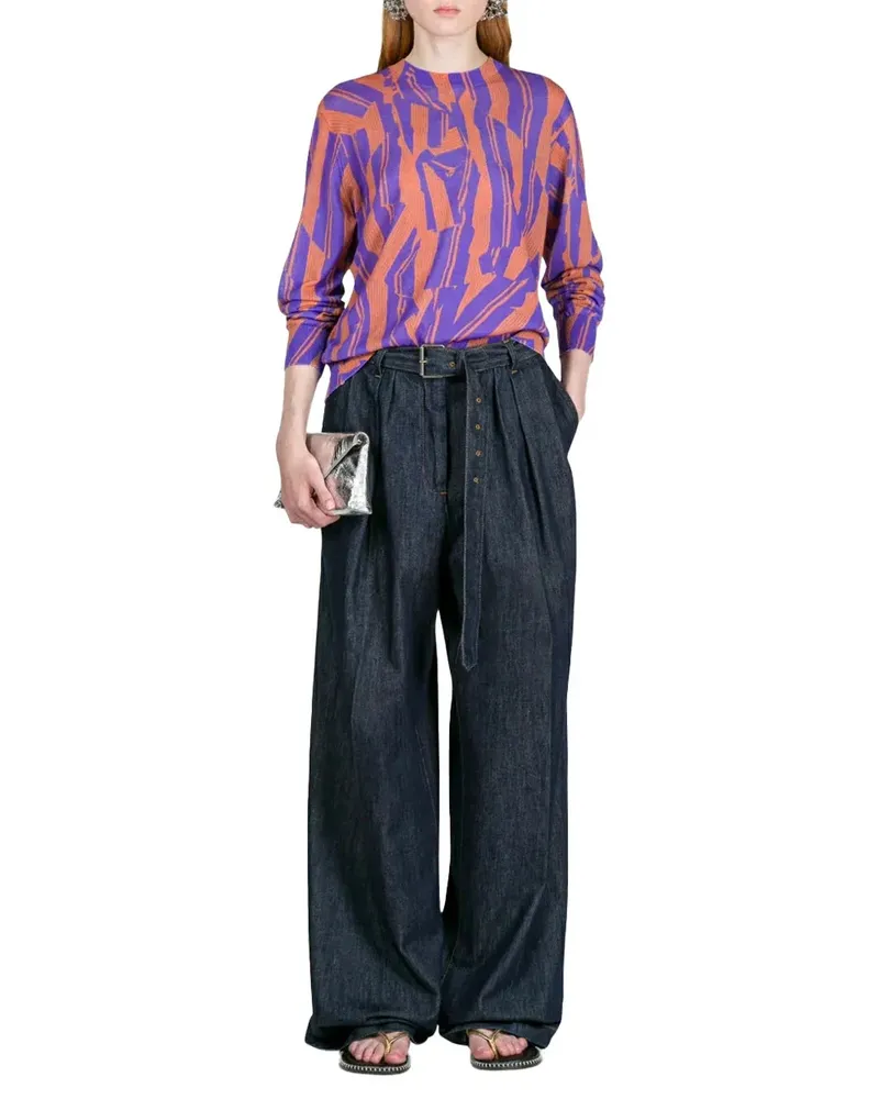 Dries van Noten Trousers — Indigo Indigo