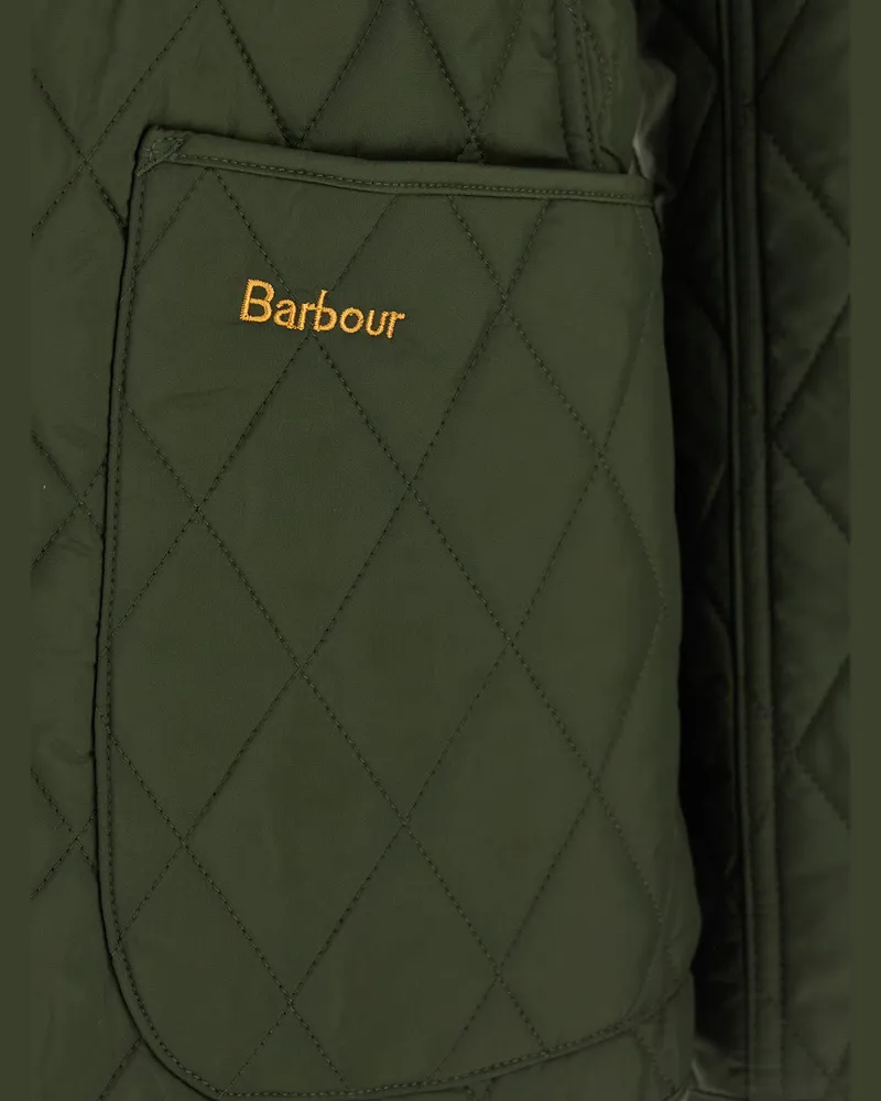Barbour Diamond-Quilted Technical Quilted Jacket — Green Green