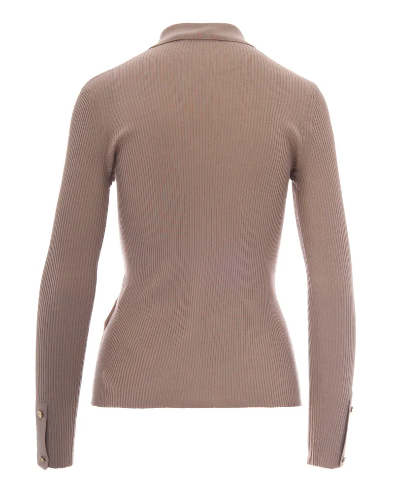 Max Mara Women Cardigan Limone Beige Virgin Wool Cardigans Sweater Beige