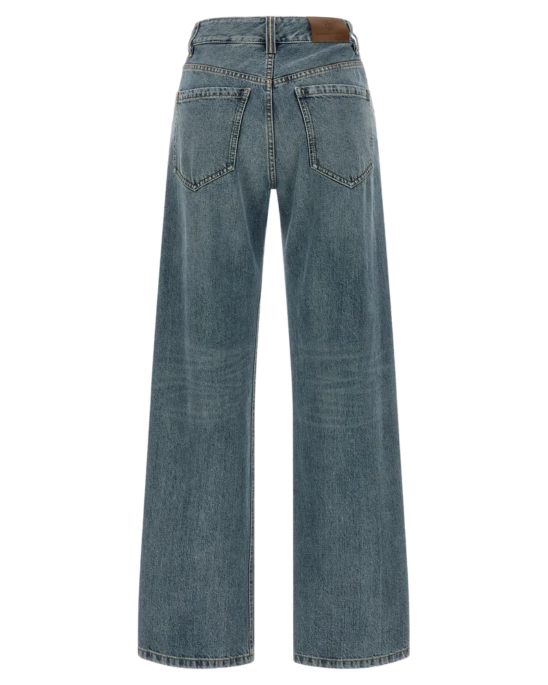Brunello Cucinelli Contemporary Loose Jeans — Blue Blue