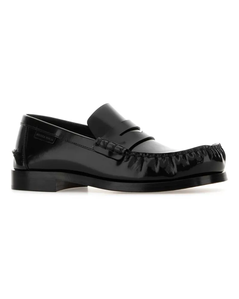 Bottega Veneta Women's Black Leather Truman Loafers Mocassini Black