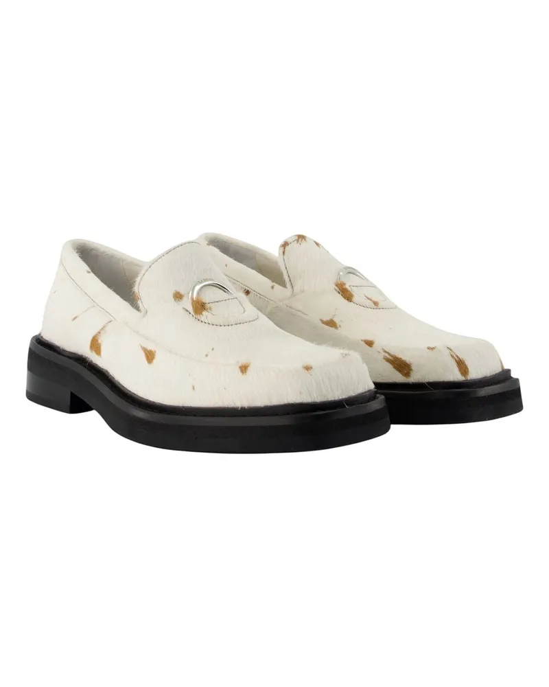 Samsøe & Samsøe Women's Saryesgade 15374 Loafers - Samsøe Leather Multi Calfskin Shoes Flat-Shoes Beige