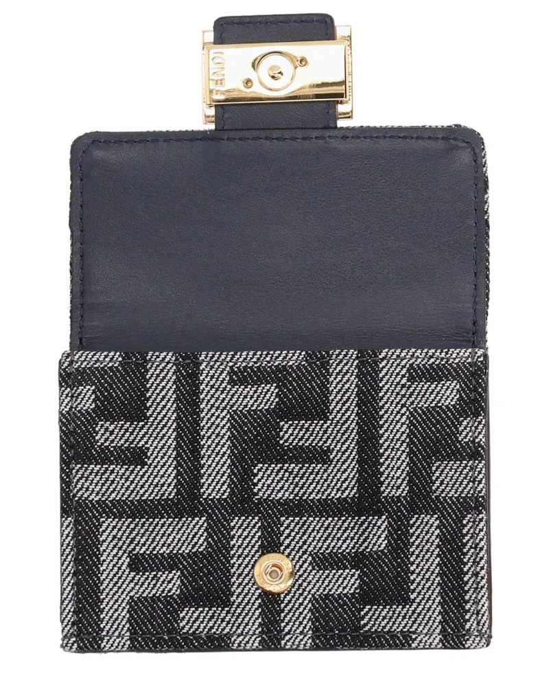Fendi Baguette Wallet — Black Black