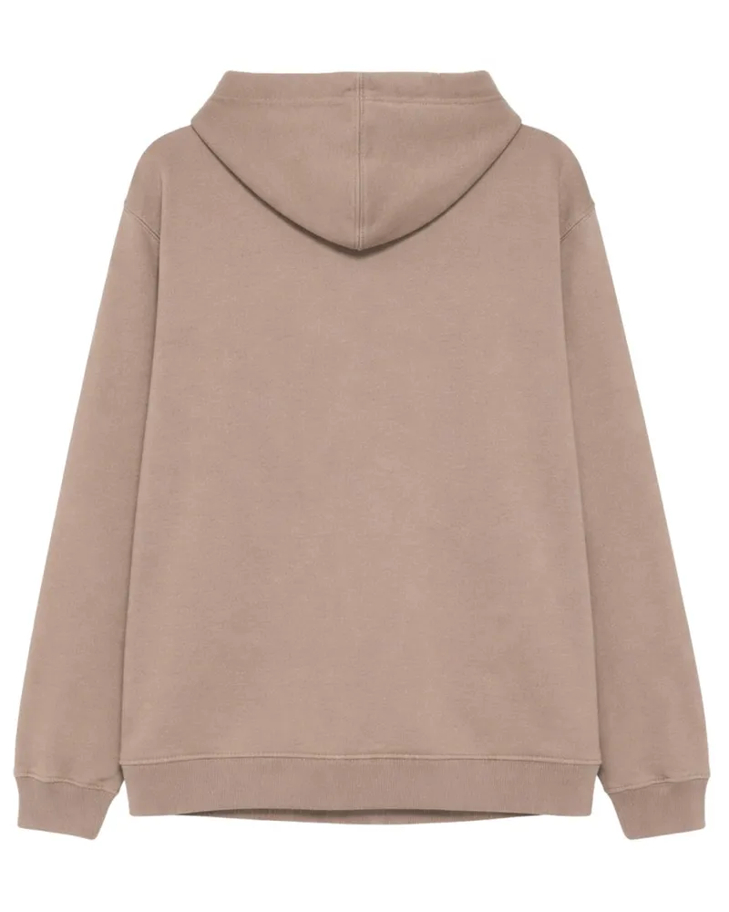 IH NOM UH NIT Logo-Embroidered Cotton Sweatshirt — Beige Beige