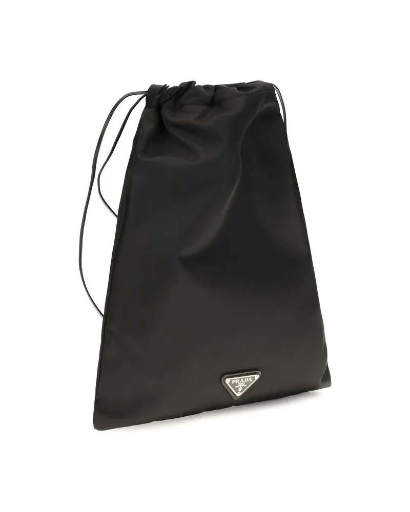 Prada Women's Black Polyamide Wallet Black