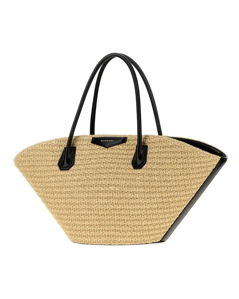 Givenchy Antigona Small Sunset Nylon Shoulder Bag — Beige Beige