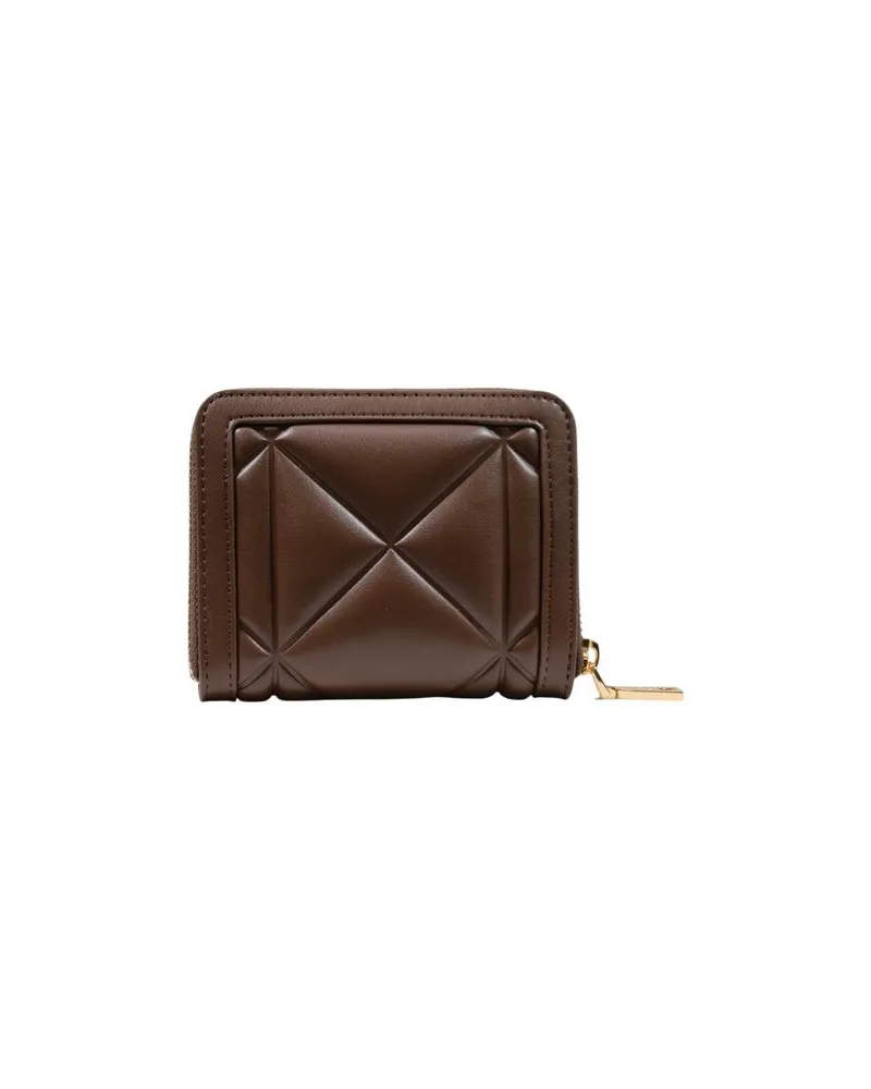 Moschino Women's Brown Polyethylene Wallet Brown