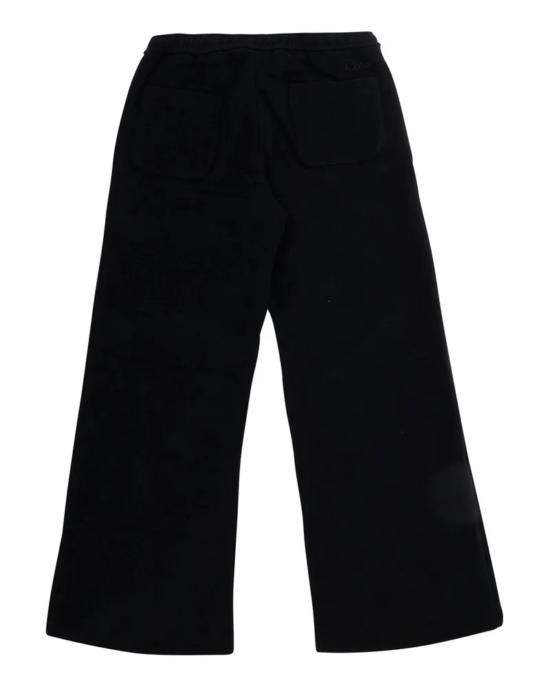 Chloé Cotton Jogging Pants — Black Black
