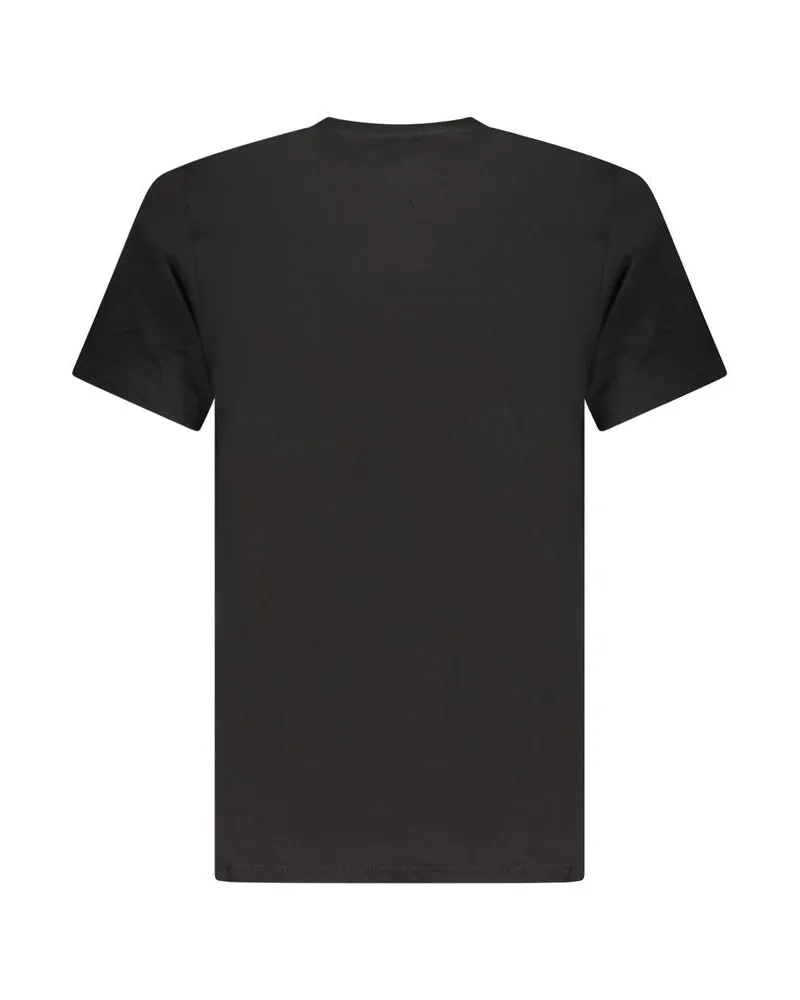Tommy Hilfiger Logo-Embroidered Cotton T-Shirt — Black Black