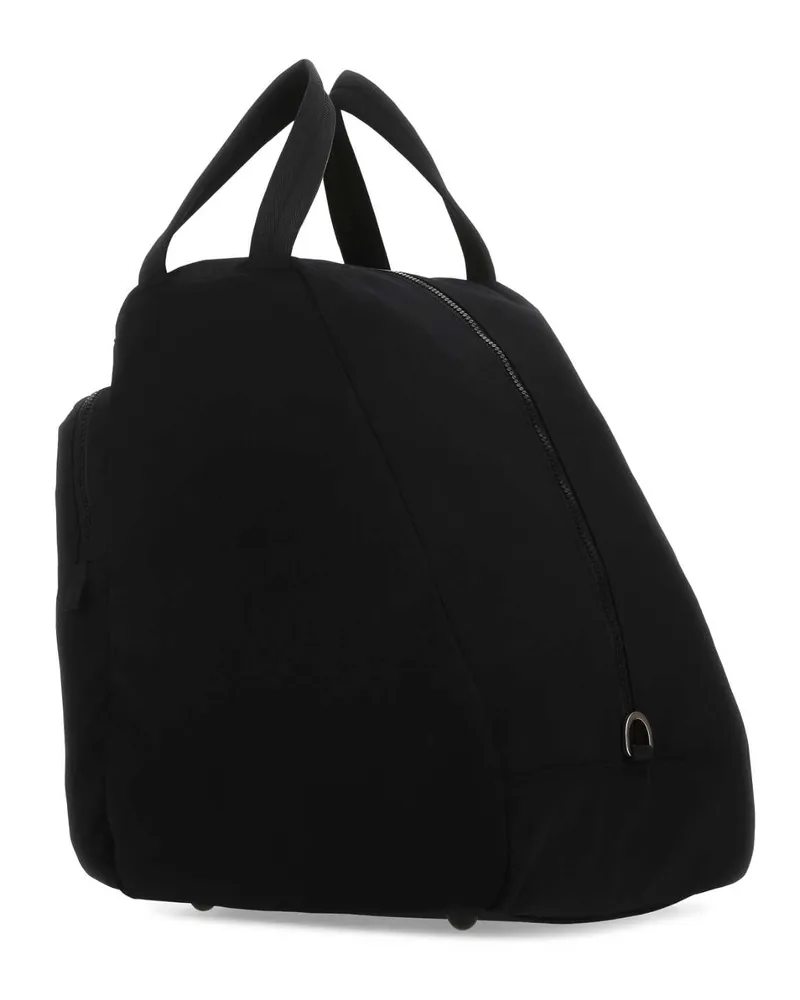 Prada Men's Black Canvas Travel Bag Nero Pa-Resinapoliuretano Borse Da Viaggio Black