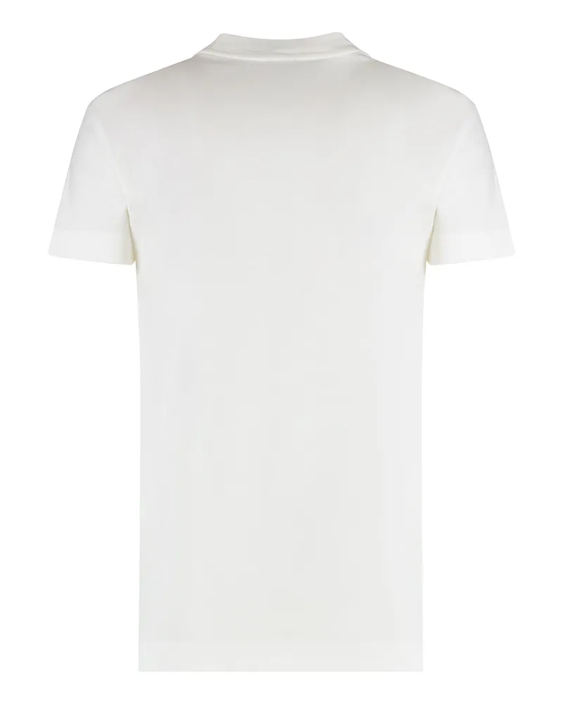 Pinko Lips Race Graphic Rhinestone T-Shirt — White White
